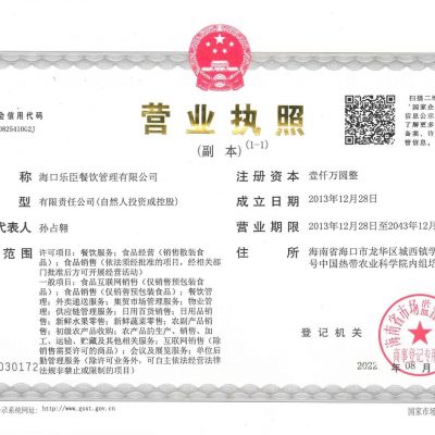 公司营业执照